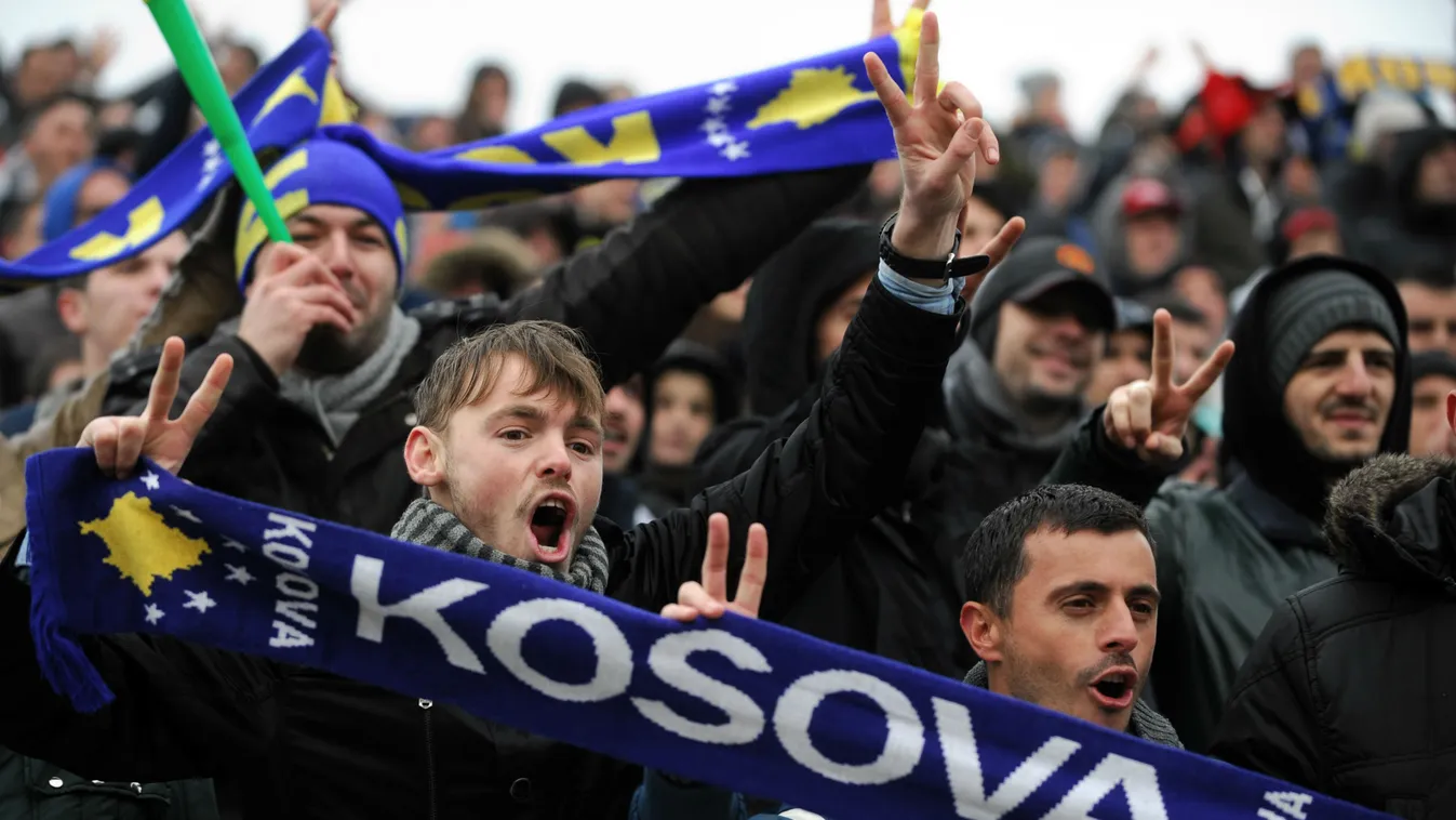 Koszovó, foci, labdarúgás, koszovói fociválogatott, koszovói szurkolók 