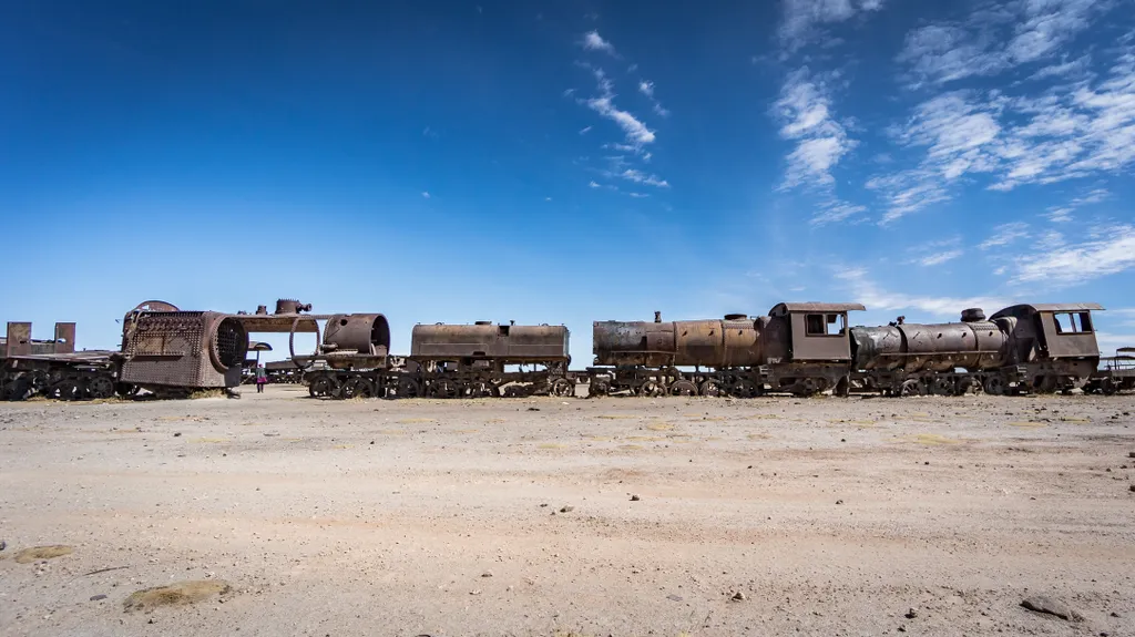 Elhagyatott vonattemető Bolíviában, Uyuni, galéria, 2022 