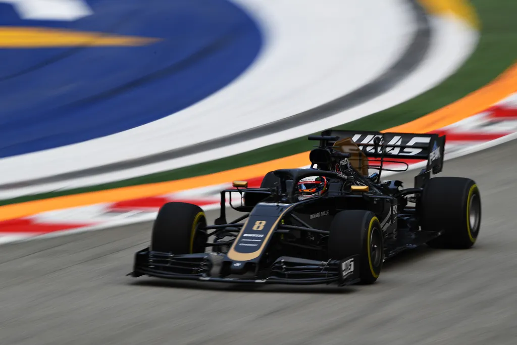 Forma-1, Szingapúri Nagydíj, péntek, Romain Grosjean, Haas 