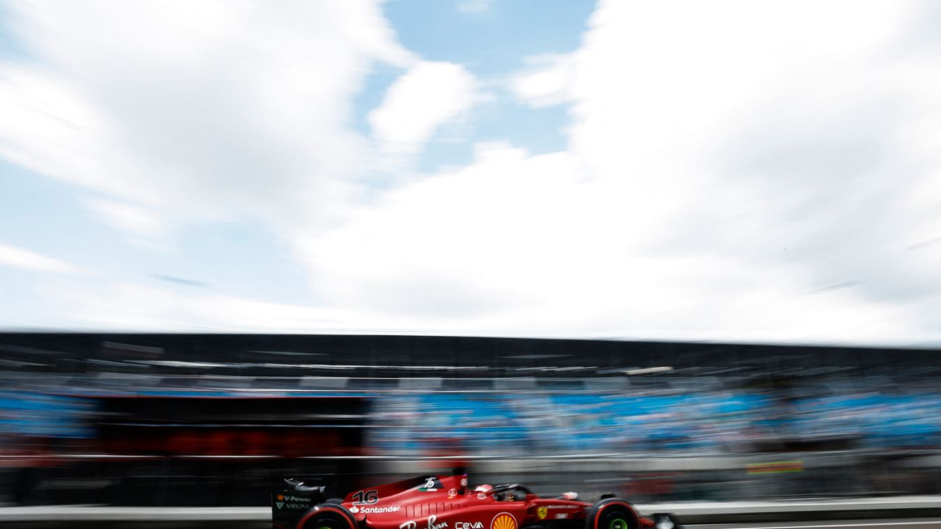 Forma-1, Charles Leclerc, Ferrari, Miami Nagydíj 2022, péntek 