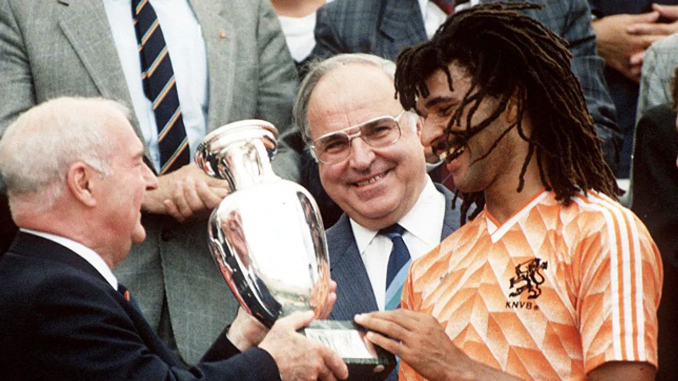 Ruud Gullit és Kohl kancellár, Labdarúgó EB történelem, 1988, holland győzelem