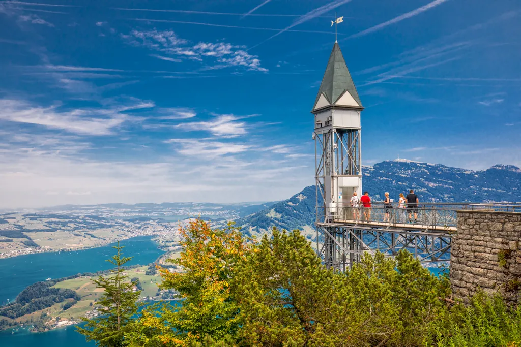 Hammetschwand, Lift, legmagasabb, kültéri, felvonó, Svájc, 