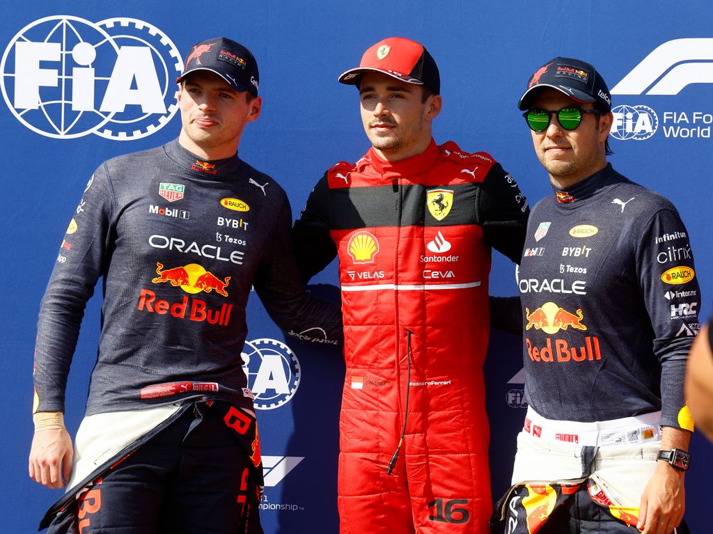 Forma-1, Max Verstappen, Charles Leclerc, Sergio Pérez, Francia Nagydíj 2022, szombat 