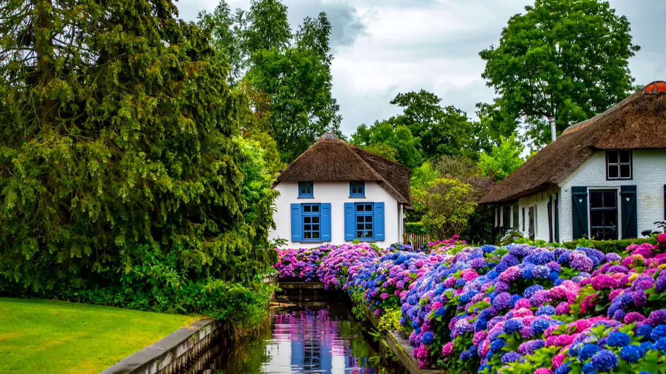 Giethoorn, Hollandia, Overijssel tartomány, 2023 