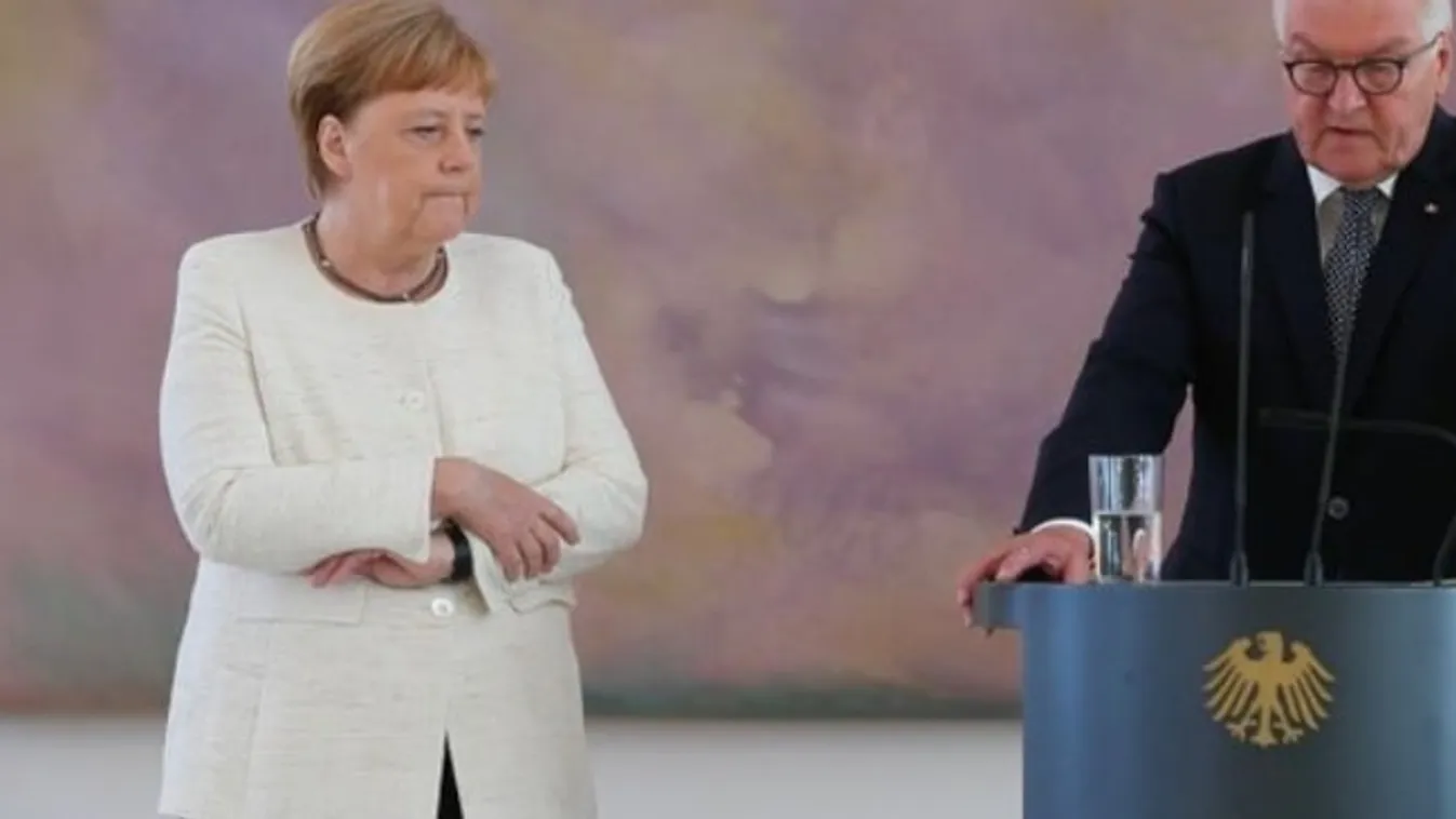 Németország, Angela Merkel, remeg, remegés 