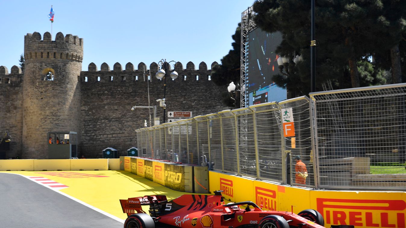 Forma-1, Sebastian Vettel, Scuderia Ferrari, Azeri Nagydíj 