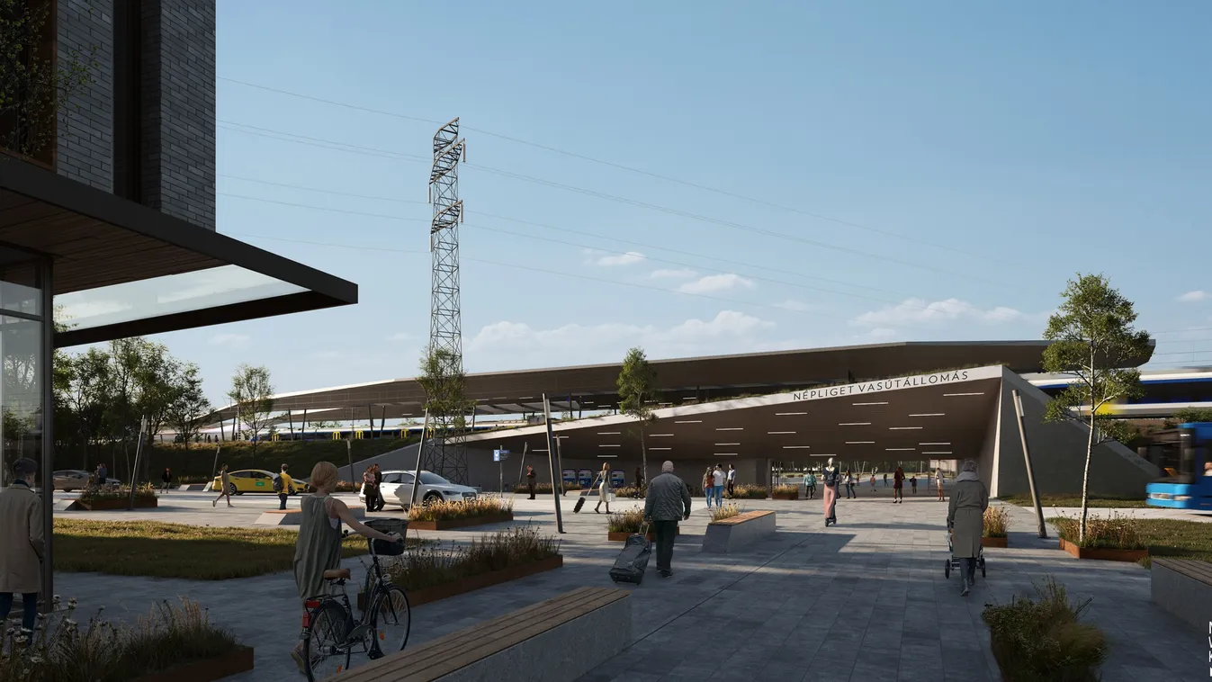 Így fog kinézni a Déli Körvasút Népliget megállója – látványtervek térképek Népliget vasútállomás koncepcióterv 