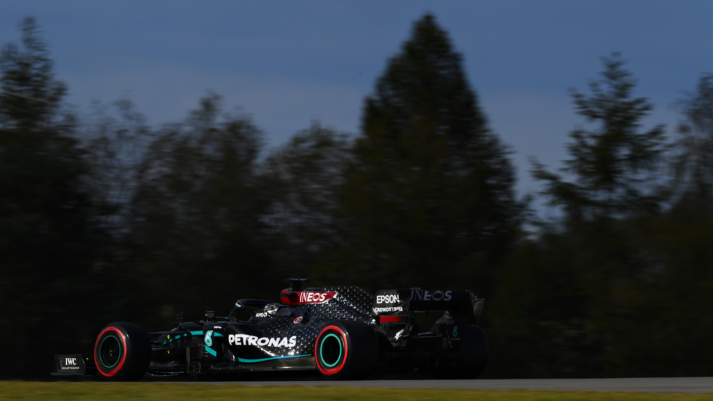 Forma-1, Lewis Hamilton, Mercedes, Eifel Nagydíj, 2020 szombat 