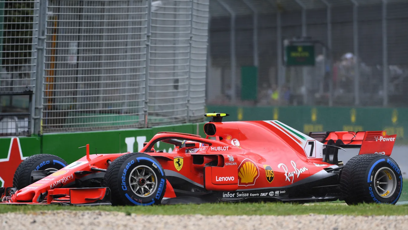 A Forma-1-es Ausztrál Nagydíj szombati napja, Kimi Räikkönen, Scuderia Ferrari 