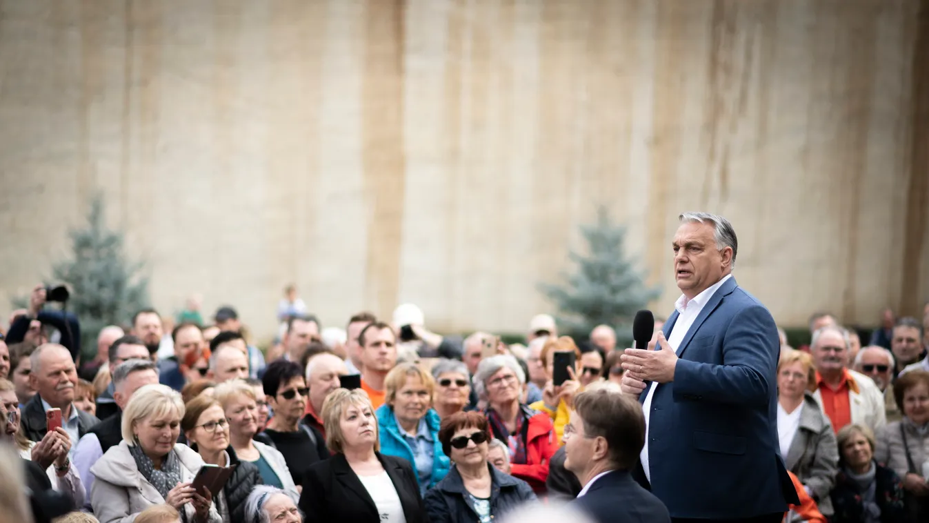 Választás 2022, Orbán Viktor, Eger 