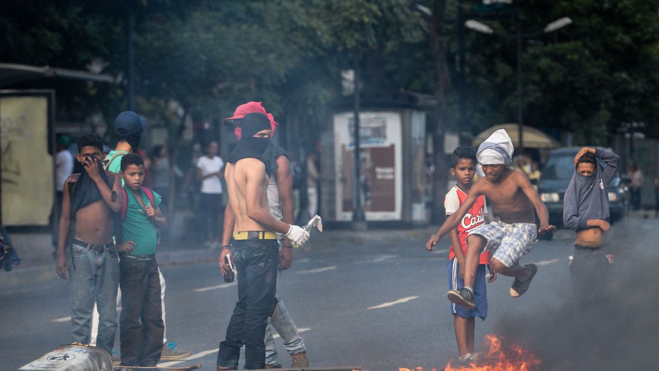 Venezuela, tüntetés 