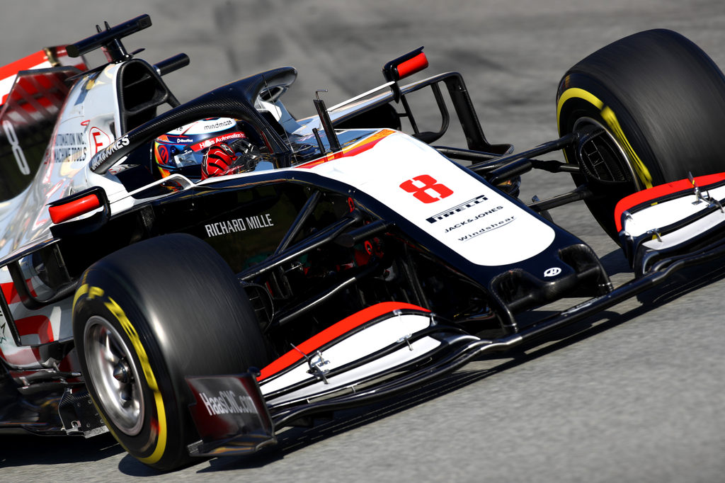 Forma-1, Romain Grosjean, Haas F1 Team, Barcelona teszt 2. nap 
