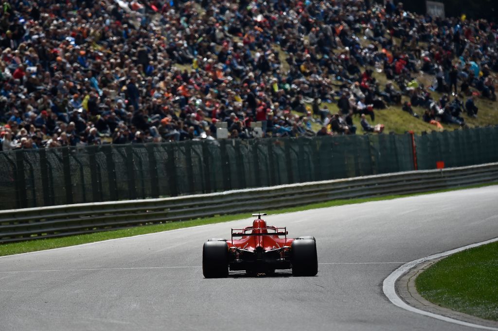 A Forma-1-es Belga Nagydíj szombati napja, Sebastian Vettel, Scuderia Ferrari 