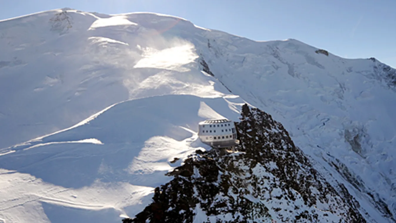 Dome du Gouter, menedékház projekt 3835 méteren, Mont-Blanc 