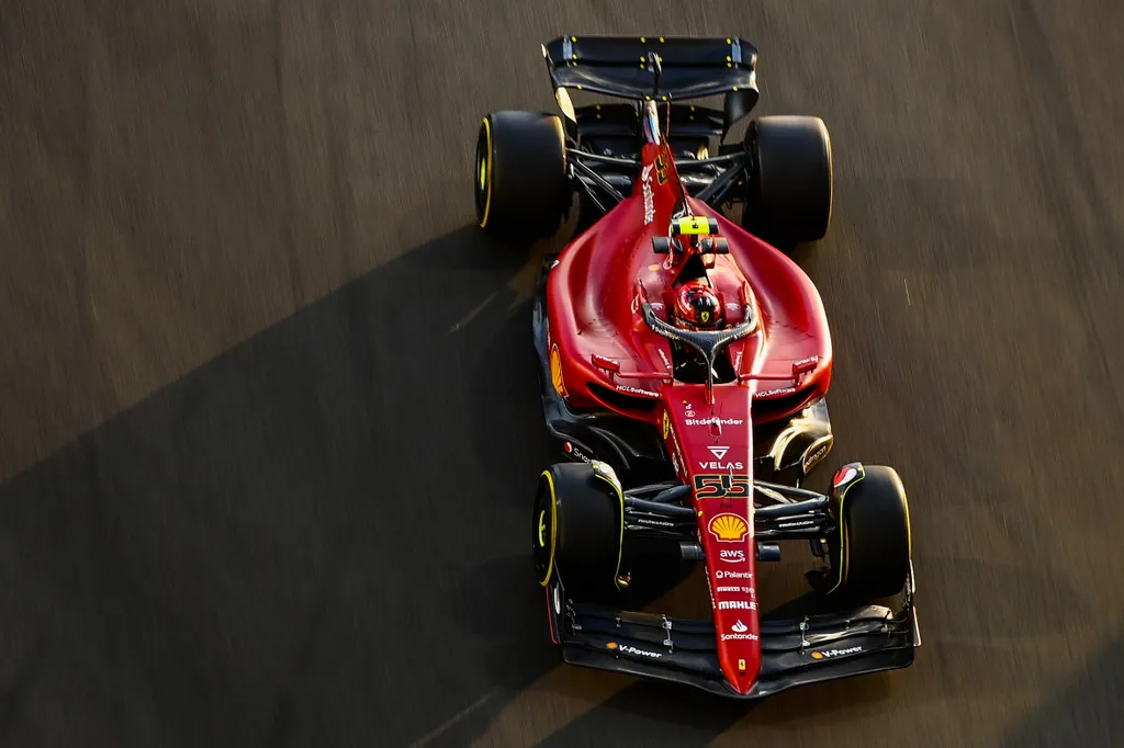 Forma-1, Carlos Sainz, Ferrari, Abu-dzabi Nagydíj 2022, péntek 