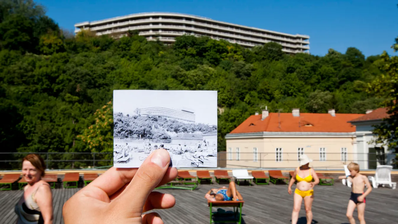 Eladó sorba került a Budapest rózsadombi volt SZOT üdülő, A SZOT-szálló a Rózsadombon, Fényes Tamás 1971-as MTI-s képe alapján kép a SZOT-szállóról. 