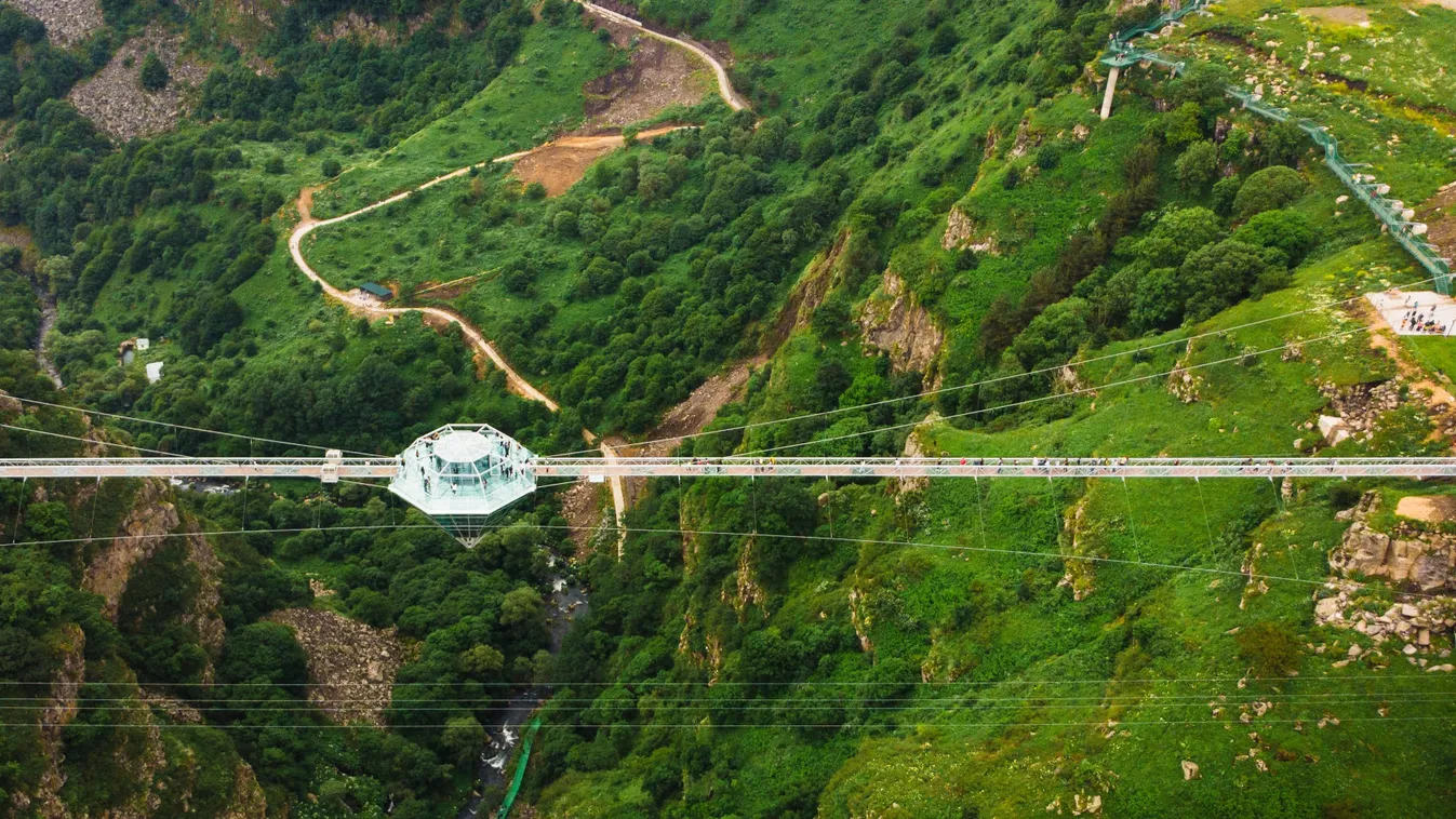 Dashbashi-kanyon, Grúzia, grúz, üveghíd, híd, üveg, Dashbashi 