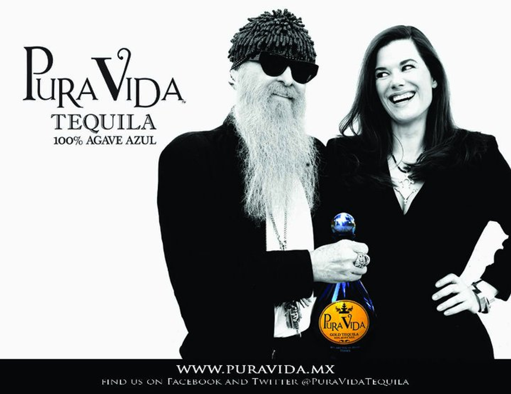 Billy Gibbons Pura Vida Tequila
sztárok alkoholmárkák 