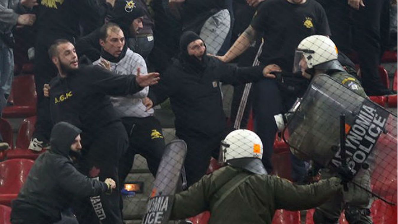AEK, PAOK, kézilabda, botrány, huliganizmus 