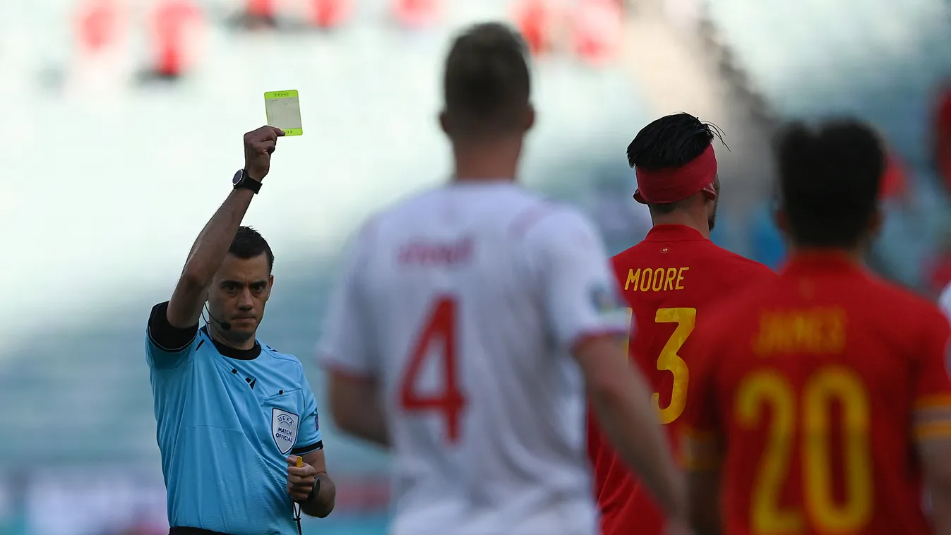 Wales - Svájc, Foci EB, labdarúgó Európa-bajnokság, Euro 2020, labdarúgás, csoportkör, A csoport, Bakui Olimpiai Stadion, Baku, 2021.06.12. 