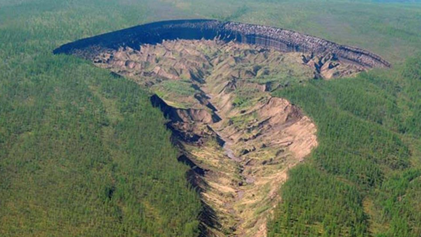 kráter, Szibéria 