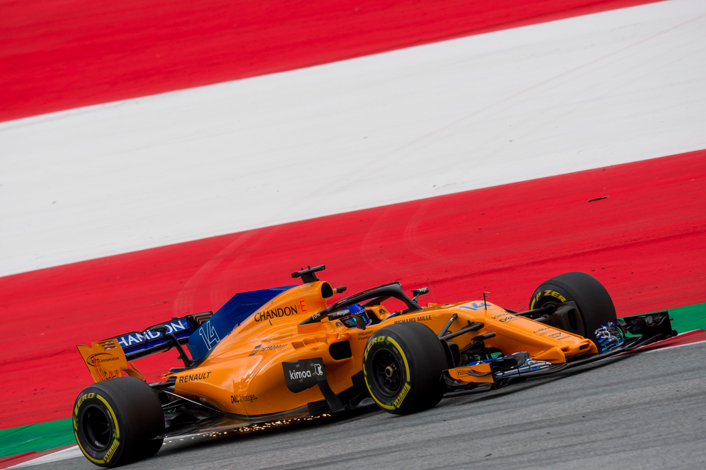 A Forma-1-es Osztrák Nagydíj pénteki napja, Fernando Alonso, McLaren Racing 