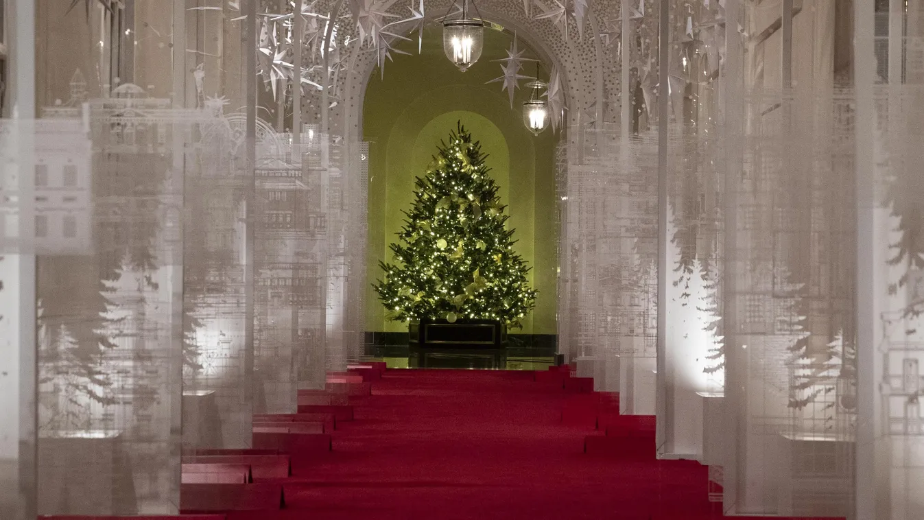 dekoráció DÍSZTÁRGY épület belső karácsonyfa oszlopcsarnok TÁRGY díszítés 