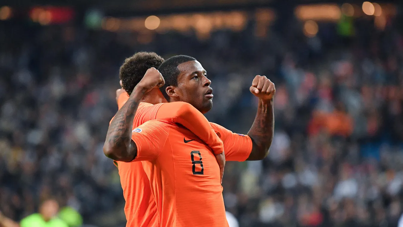 GES / Football / Germany - Netherlands, 06.09.2019 DFB male professional footballer DEUNED jersey national jersey Holland international men ball sport A- National team European Football Championship A Team Soccer Netherlands EM GERNED A National Team SP F