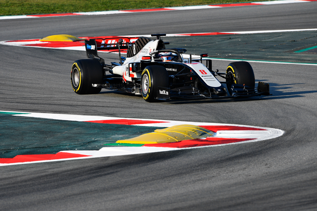 Forma-1, Romain Grosjean, Haas, Barcelona teszt 3. nap 