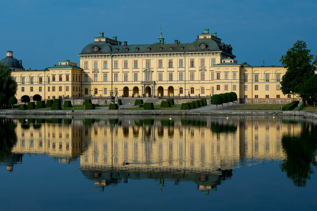 palota galéria, Drottningholm királyi palota Stockholmban 