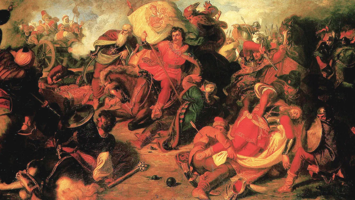 Than Mór: A mohácsi csata című festménye 
