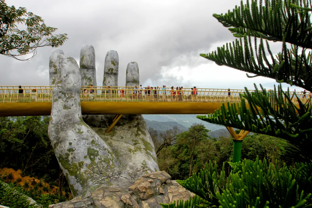 Arany híd, Vietnam, Cau Vang, Ba Na hegyek 