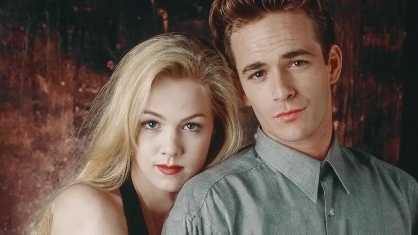 Jennie Garth és Luke Perry a Beverly Hills 90210 idején 