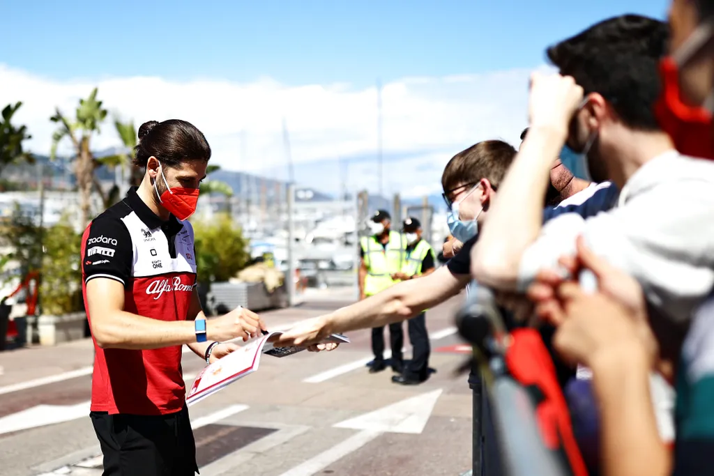 Forma-1, Monacói Nagydíj, szerda, Antonio Giovinazzi, Alfa Romeo 