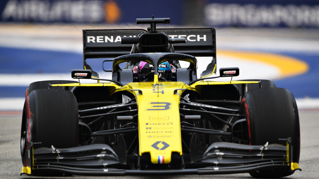 Forma-1, Szingapúri Nagydíj, péntek, Ricciardo, Renault 