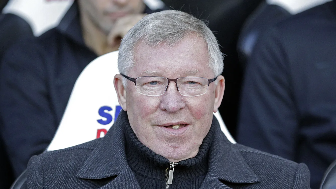 HORIZONTAL FOOTBALL SPORTS DIRECTOR BUST CHEWING GUM Manchester United's Scottish manager Alex Ferguson looks on before the English Premier League football match between Newcastle United and Manchester United at Sports Direct Arena in Newcastle, north-eas