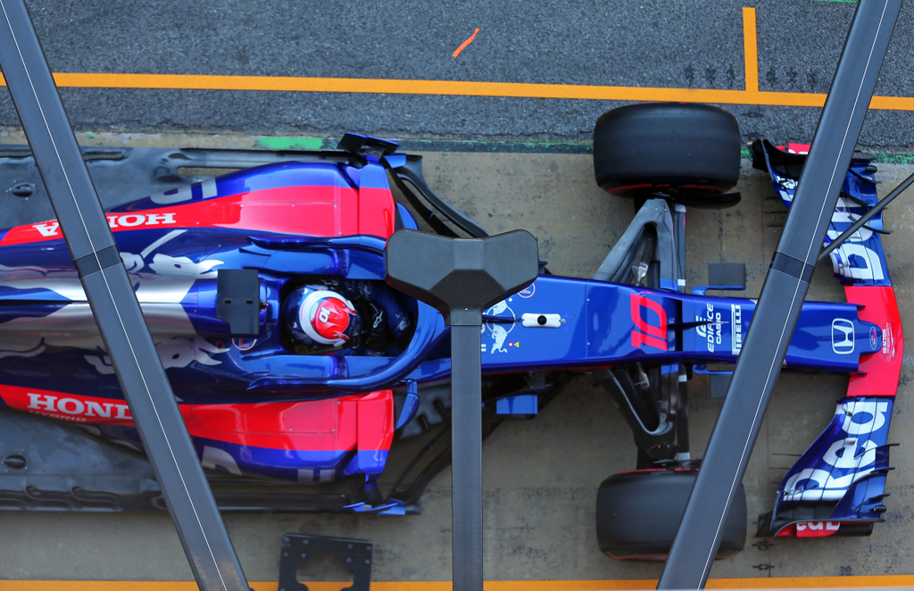 A Forma-1 előszezoni tesztje Barcelonában - 5. nap, Pierre Gasly, Scuderia Toro Rosso 