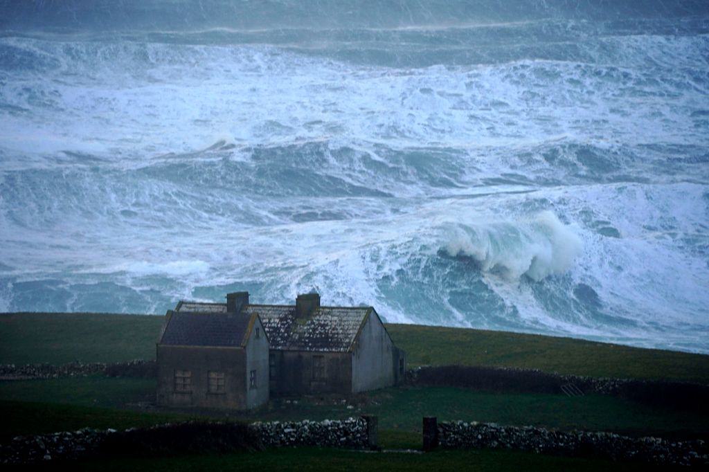 vihar, anglia, part, szélvihar, tenger, hullám 