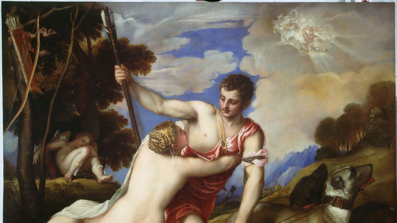 Adonisz és Vénusz
Tiziano 