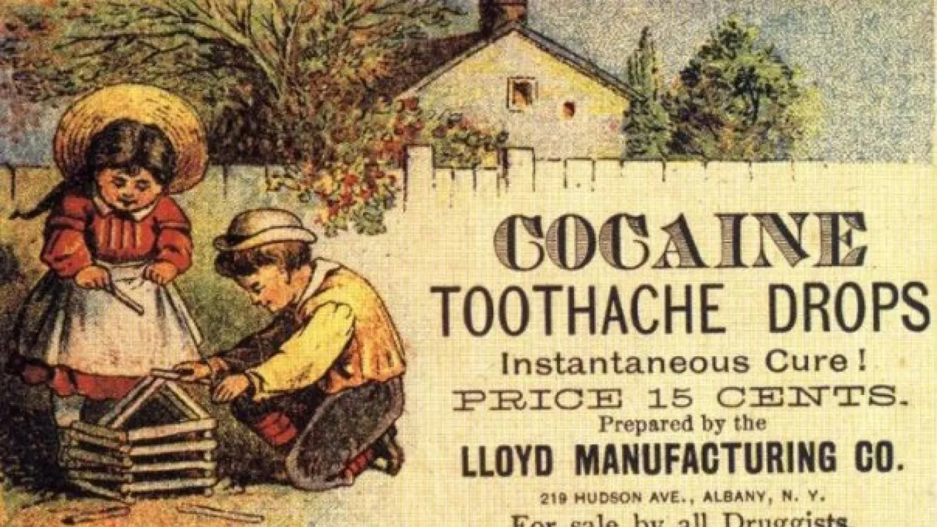 reklám kokain fogfájás 