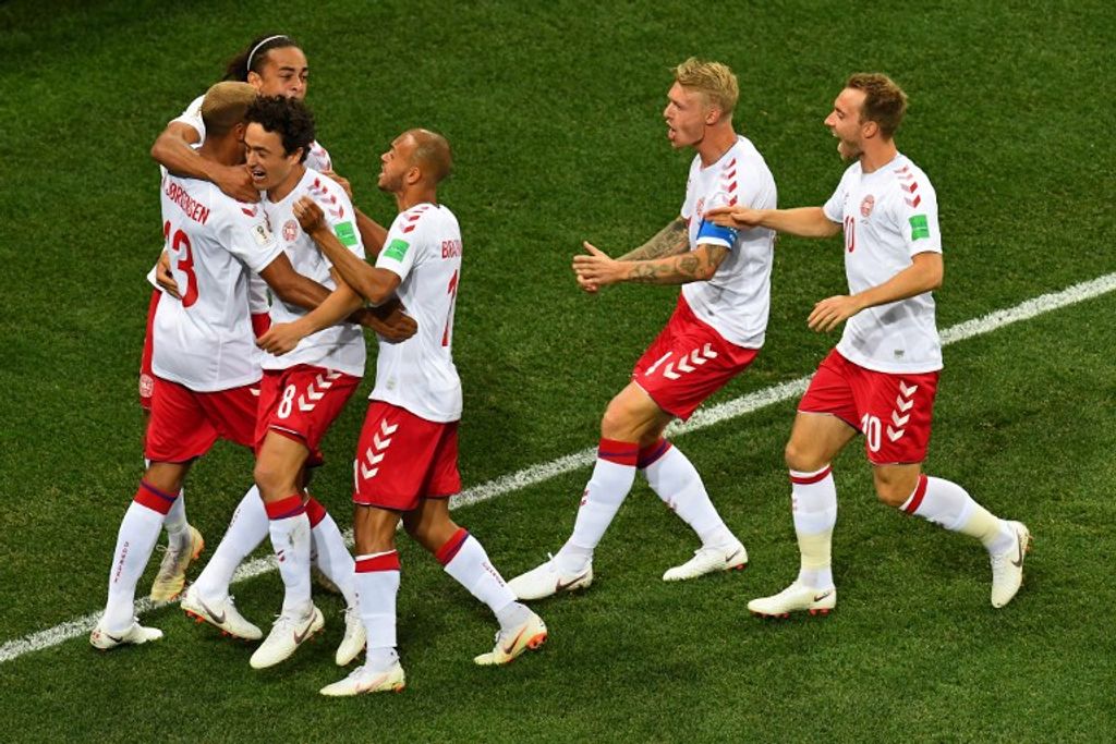 Horvátország - Dánia FIFA foci vb 2018 