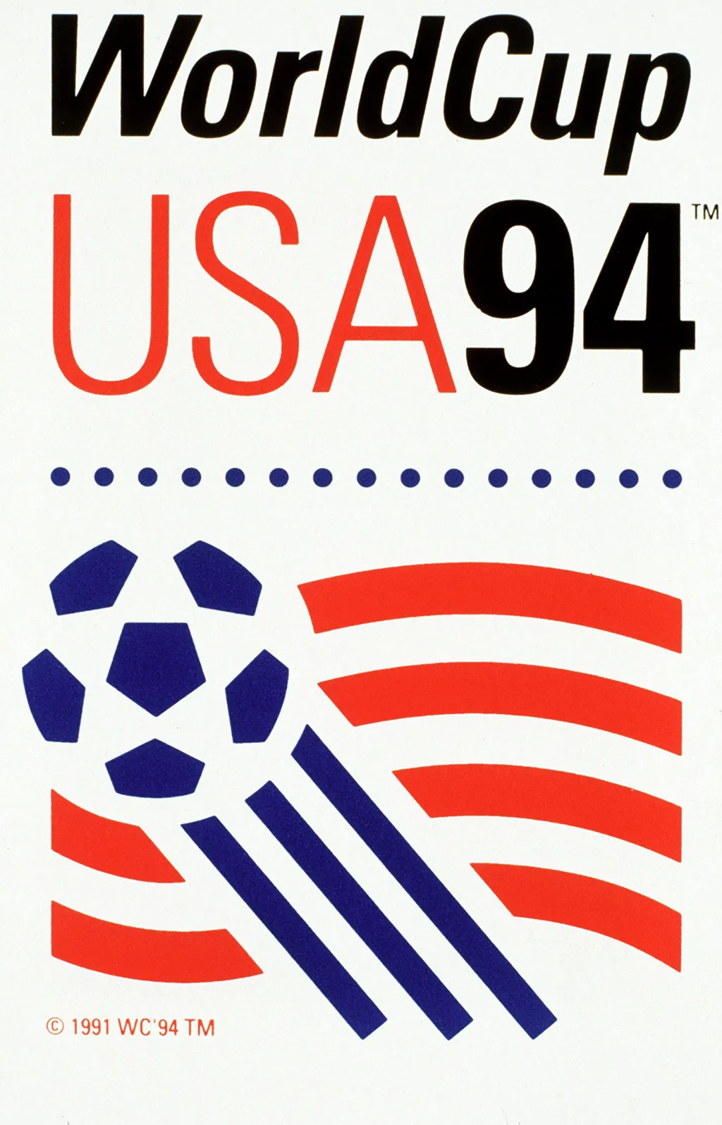 Labdarúgó-világbajnokság, labdarúgóvébé, futballvébé, labdarúgás, hivatalos plakát, poszter, 1994, Egyesült Államok 