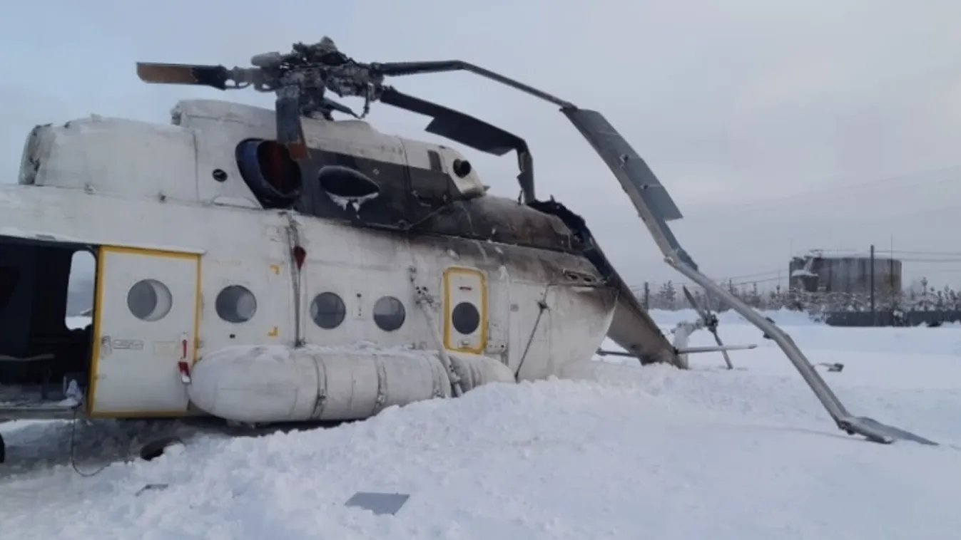 Mi-8, Szibéria, Oroszország, helikopterbaleset 