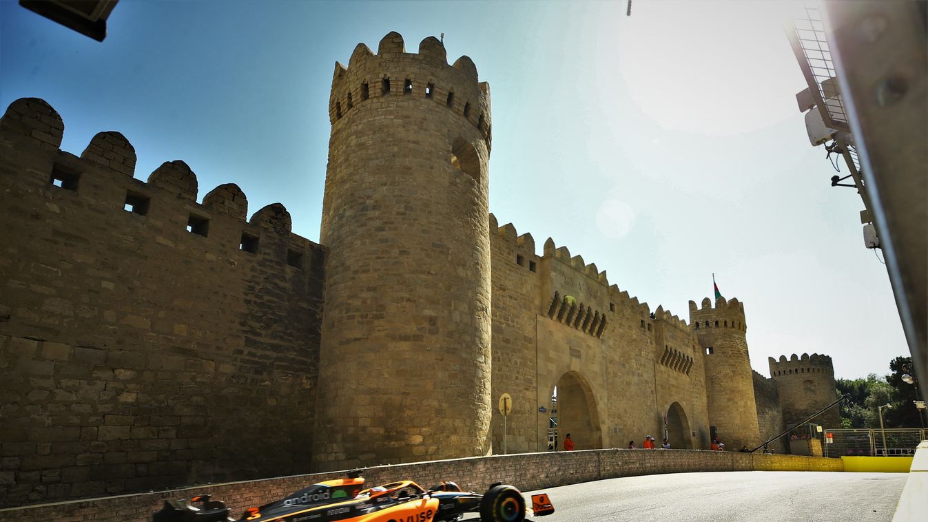 Forma-1, Daniel Ricciardo, McLaren, Azeri Nagydíj 2022, futam 