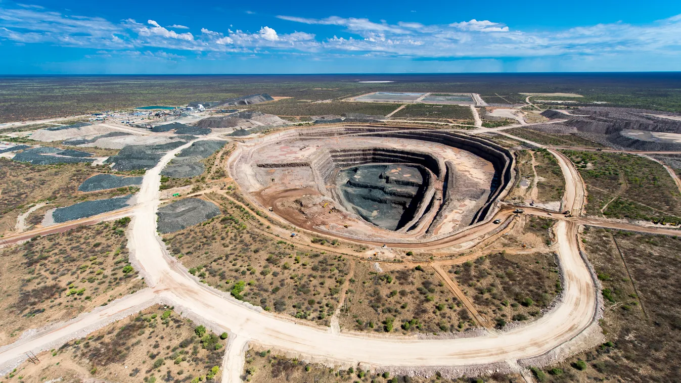 Lucara Diamonds, Karowe Diamond Mine, gyémánt, bánya, gyémántbánya, Botswana, Afrika 