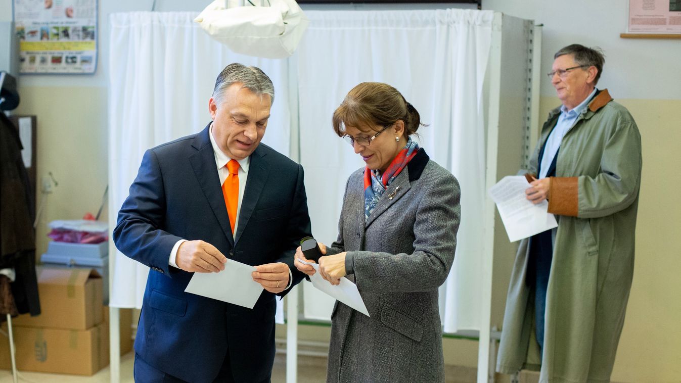 Orbán Viktor szavaz, Választás 2018 