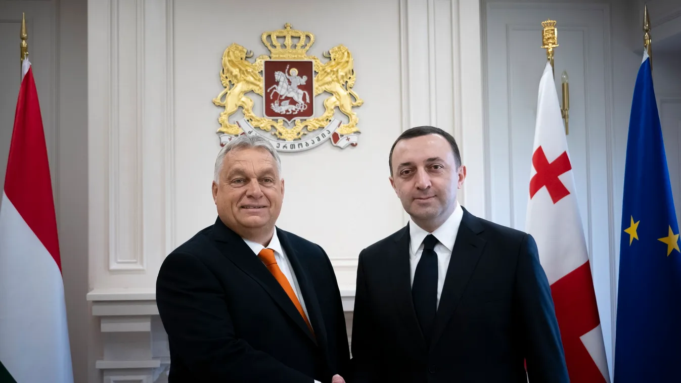 ORBÁN Viktor; GARIBASVILI, Irakli, Orbán Viktor Georgiában 