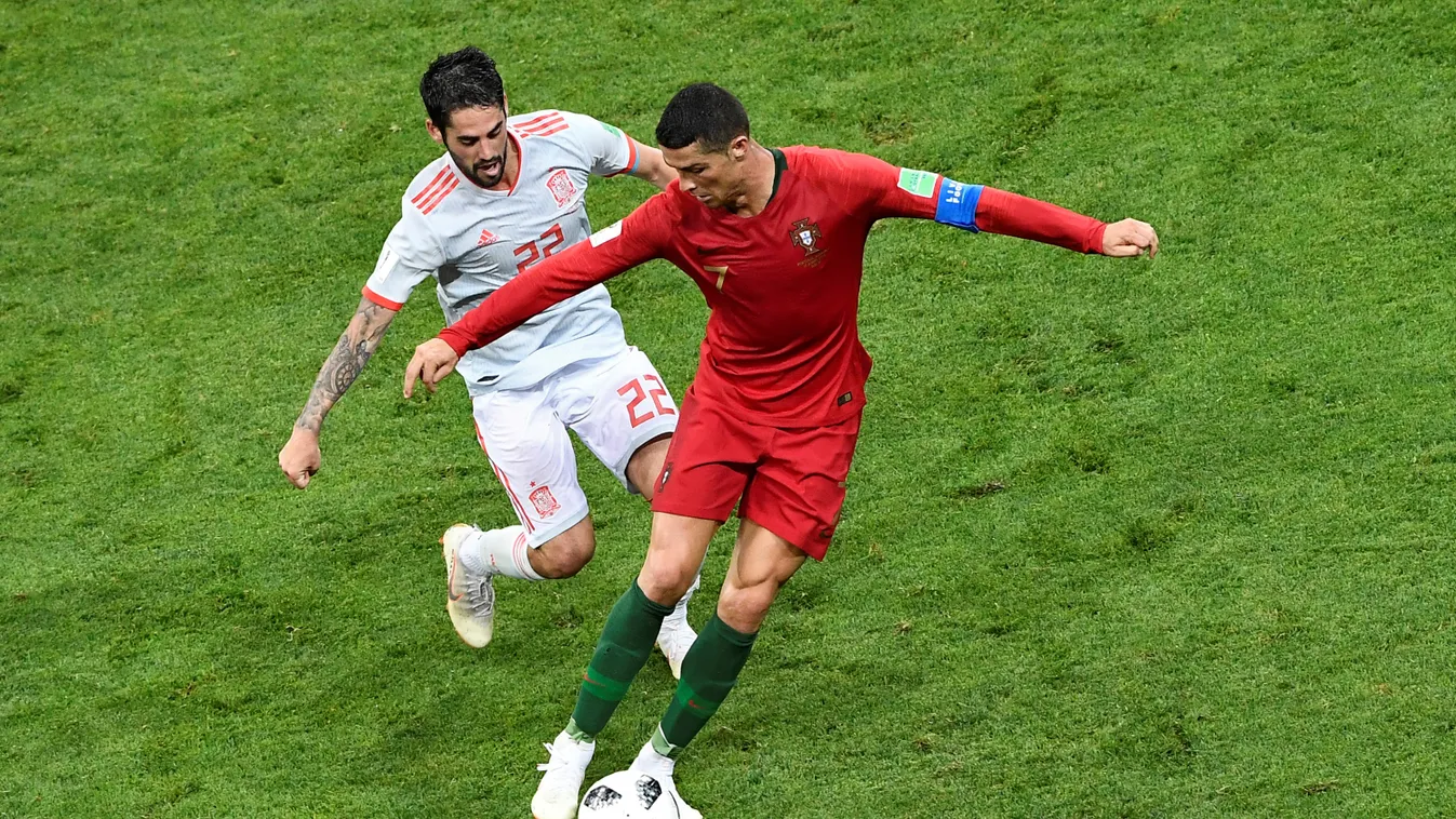 fbl Horizontal, Cristiano Ronaldo, portugália, spanyolrszág, labdarúgás 