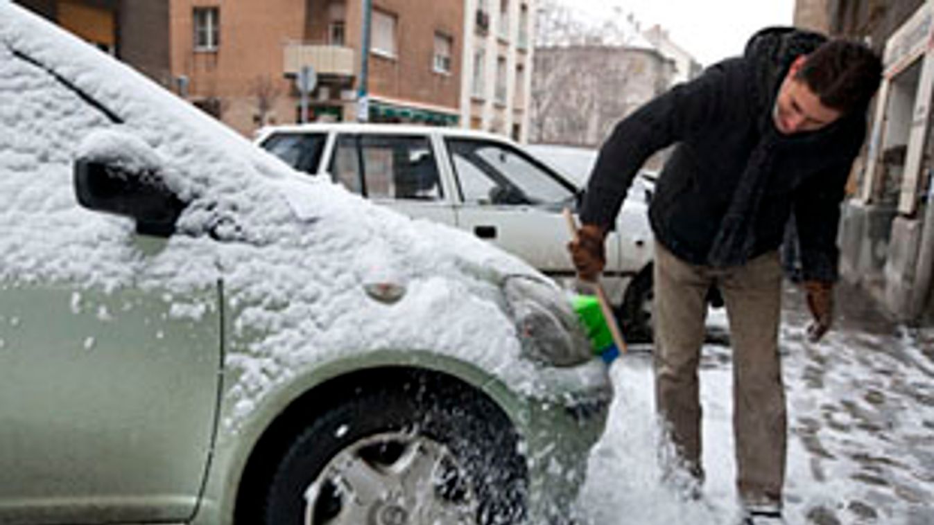 tél, hó, gépkocsi téli felkészítése