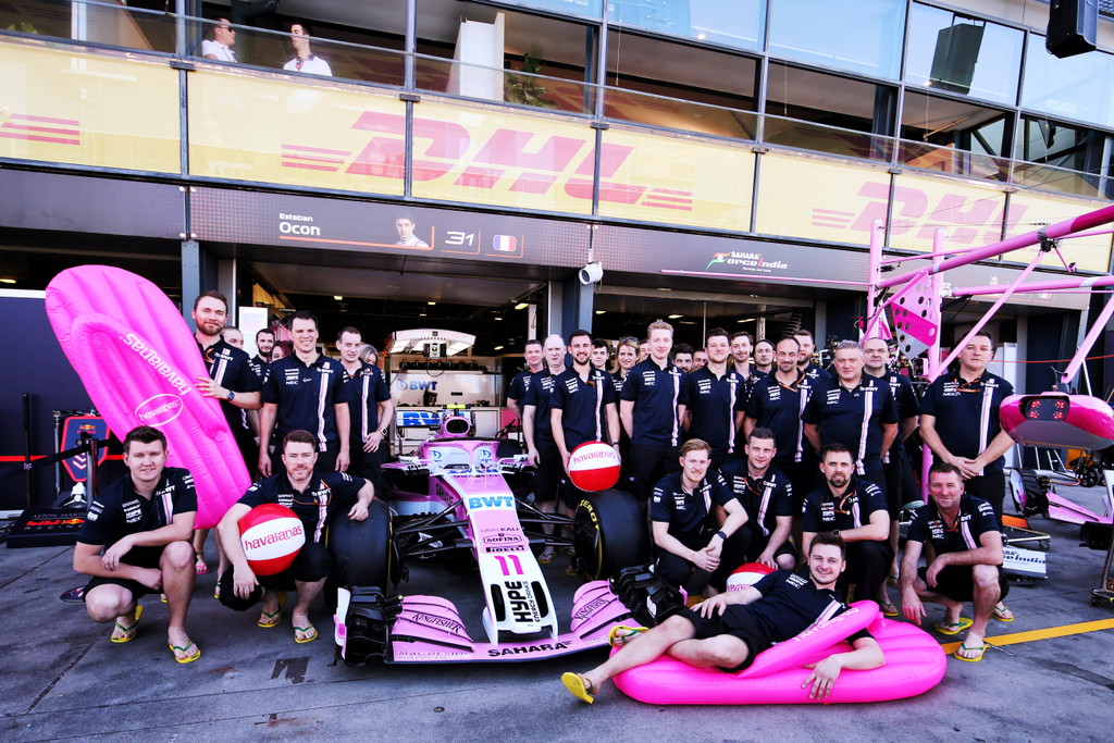 A Forma-1-es Ausztrál Nagydíj pénteki napja, Force India 